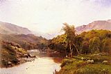 Alfred de Breanski The Golden Valley painting
